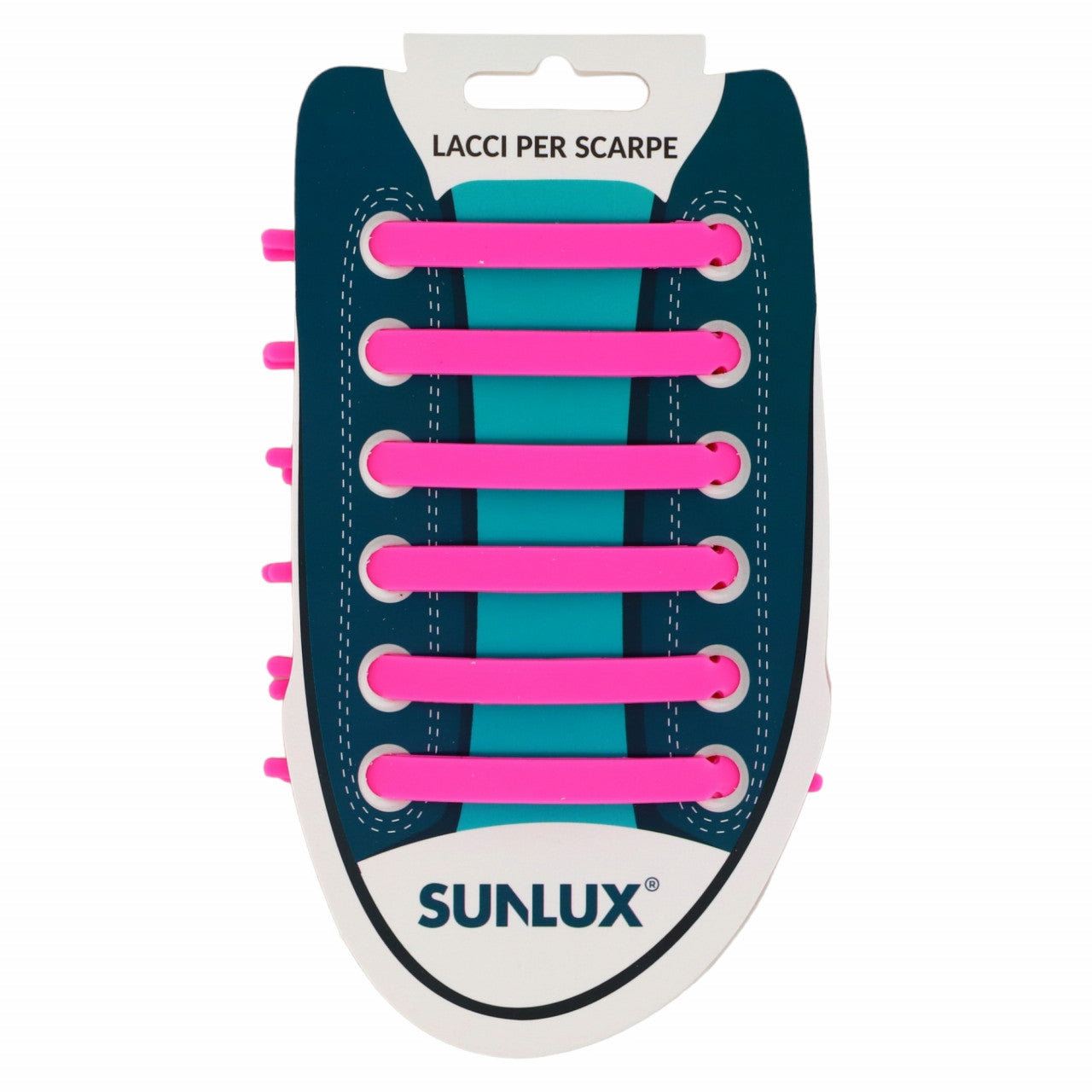 Sireturi elastice din silicon, 6 randuri, NO449, Roz