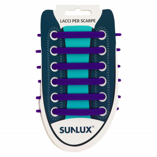 Sireturi elastice din silicon, 6 randuri, NO450, Mov