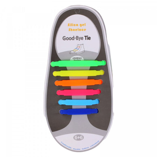 Sireturi elastice din silicon, 6 randuri, NO943, Multicolor