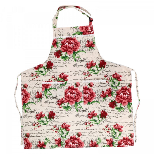 Sort de bucatarie, 90% Bumbac, imprimeu Floral, NO1597, 71 x 77 cm, Multicolor