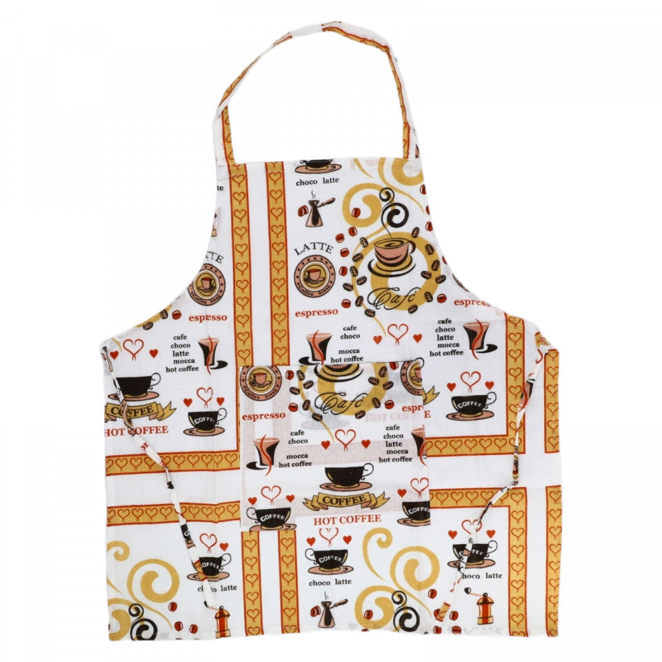 Sort de bucatarie, Coffee, Bumbac, NO1951, 72 x 74 cm, Multicolor