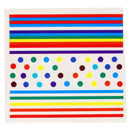 Stickere pentru decor unghii, 3D, Linii, M-722, Multicolor