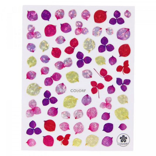 Stickere pentru decor unghii, 3D, Petale, CL-037, Multicolor