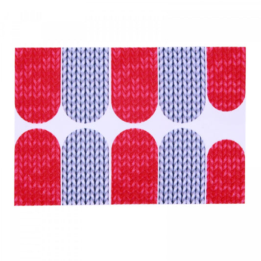 Stickere pentru decor unghii, 5D, model tricot, MG19-03, Multicolor