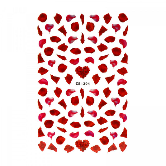 Stickere pentru decor unghii, Petale, ZS304