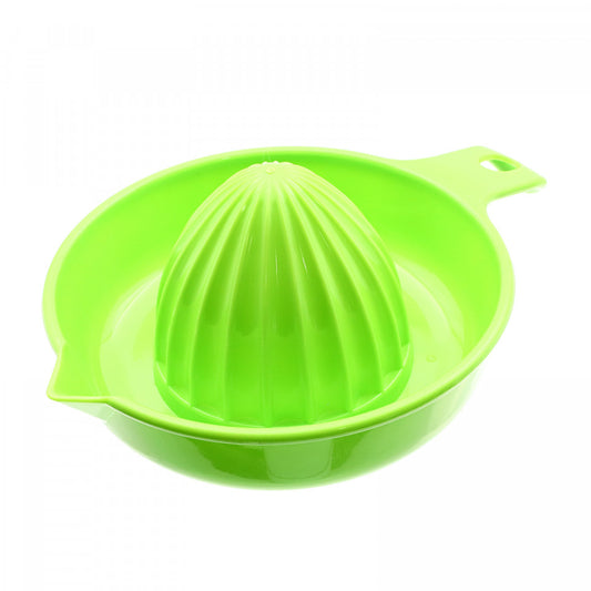 Storcator pentru citrice, din plastic cu maner, Verde