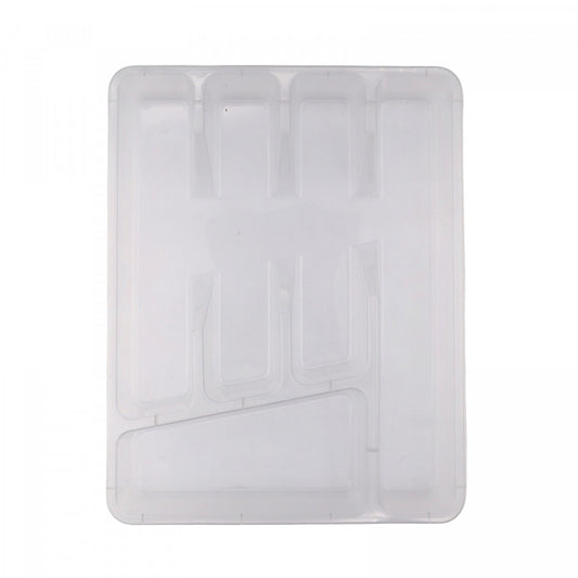 Suport organizare tacamuri pentru sertar, 33.5 x 26 cm, Transparent