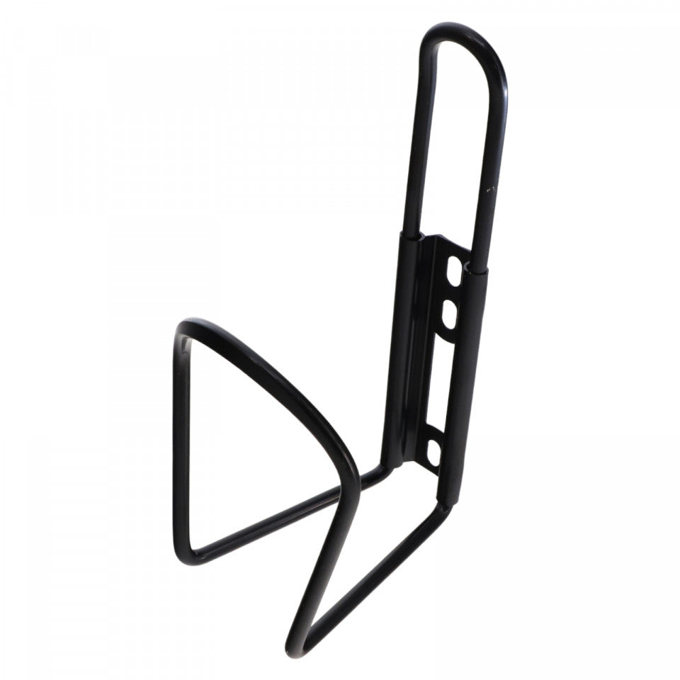 Suport sticla apa pentru bicicleta, Aluminiu, 15 x 8 cm, NO9615, Negru