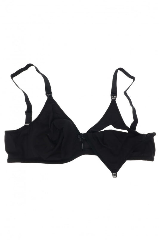 Sutien dama, pentru alaptat, 100% Bumbac, marime 90B, Negru