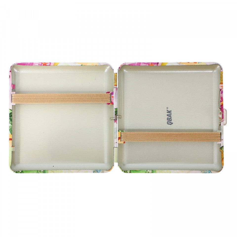 Tabachera metalica, NO361, 9 x 9.5 cm, Multicolor