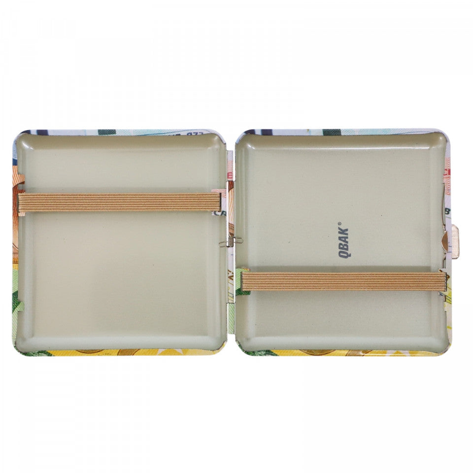Tabachera metalica, NO363, 9 x 9.5 cm, Multicolor