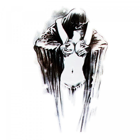 Tatuaj temporar, Atingerea Mortii, WS037, 16 x 9 cm