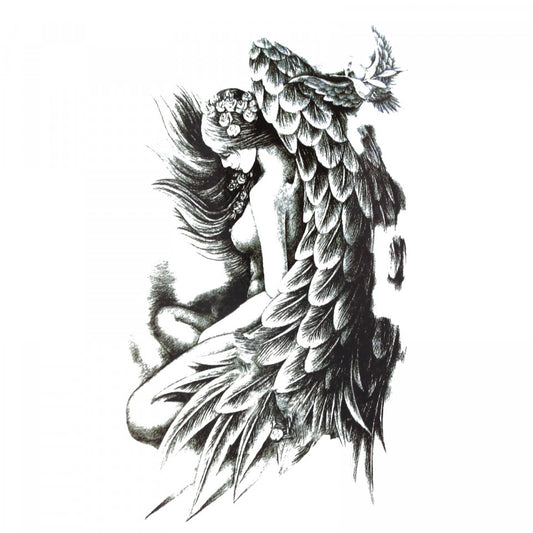 Tatuaj temporar, Ingerul pazitor, GF813, 17 x 10 cm