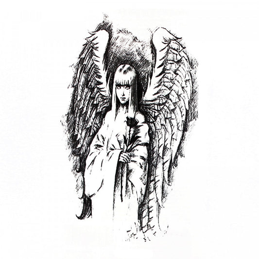 Tatuaj temporar, The fallen Angel, WS043, 17 x 10 cm