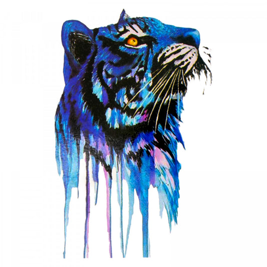 Tatuaj temporar, Tigru, WS078, 9.5 x 14.5 cm, Multicolor