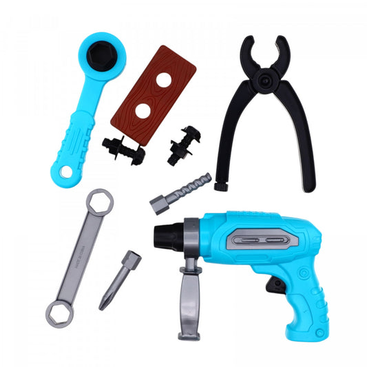 Trusa scule pentru copii, Tool Set, NO2087, 3 ani, Bleu