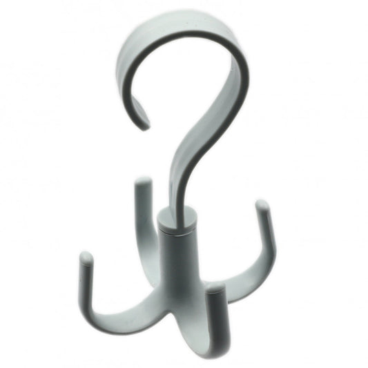 Umeras / Carlig multifunctional, cu 4 agatatori, 14x8.5 cm, Bleu