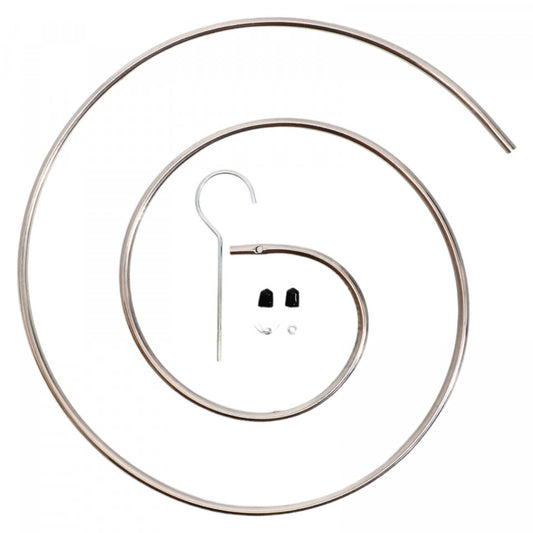 Uscator de rufe pentru prosop sau cearceaf, cu agatator, 41 cm, Argintiu