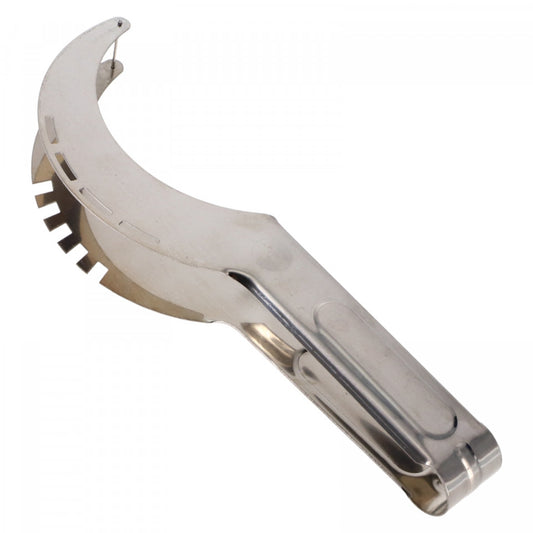 Ustensila pentru feliat pepene, Inox, 25 x 3.5 cm, Argintiu
